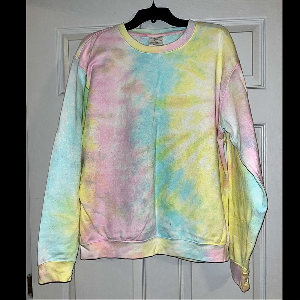 Pastel Tie Dye Crewneck Sweatshirt